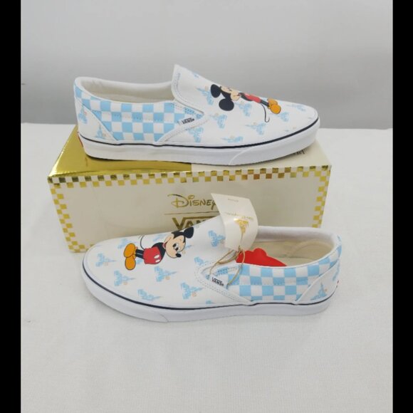 Disney Parks 50th Anniversary Mickey Mouse Vans Slip On Sneakers M 11 main image 4